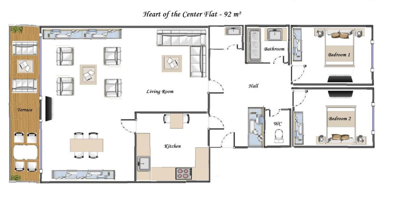 Heart Of Nice- Modern Elegant 2Br Flat Big Terrace Exteriér fotografie